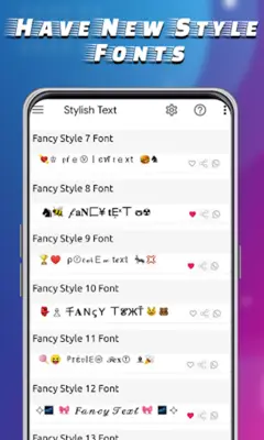 Stylish Fonts Keyboard android App screenshot 1